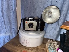 Vintage Camera Kodak Eastman Brownie Holiday Flash Camera Photo w/ Attachment