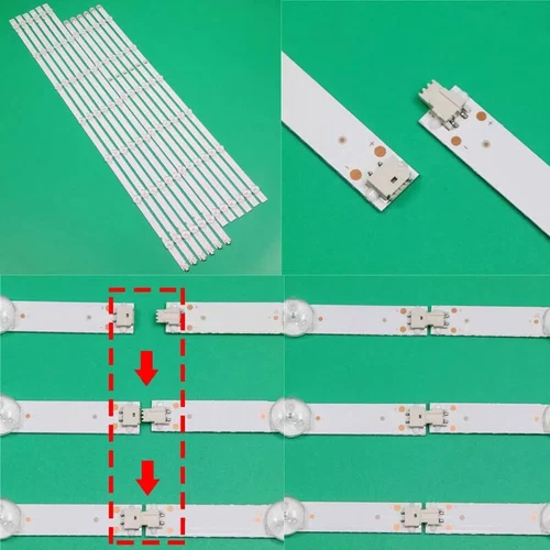 12Pcs LED Backlight Strips For SONY KD-65X8000G XBR-65X800G I-6500SY80131-L-V2 - Picture 2 of 9