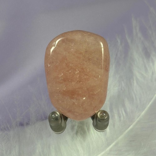 Hermosa piedra de tambor de berilo rosa, morganita 8,7 g SN56184 - Imagen 2 de 4
