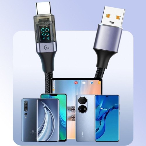 6A USB A to USB Type C Cable for Xiaomi/Huawei/Samsung/OPPO/Vivo Mobile Phone - Picture 9 of 14