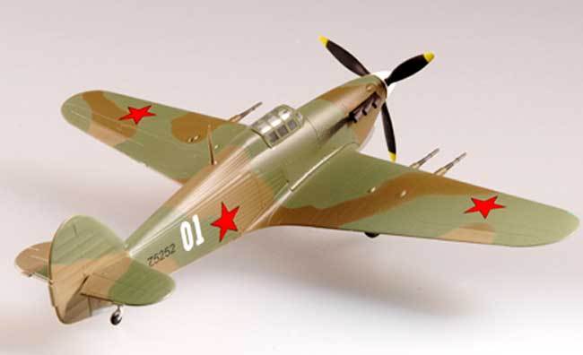 Easy Model - Hurricane MK.II/TROP 1941 Russia Finished Model 1:72 + Stand