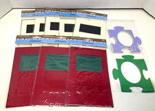 Elements By Creativity Reversible Photo Mats Extra Scrapbooking Lot Of 8 + 2 New