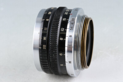 KOMURA 74- W- KOMURA 35mm f/3.5 初期型 Sankyo Koki W-Komura 35mm F/3.5 Lens for Leica L39 #46526 C1