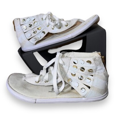 Converse Chuck Taylor CT Gladiator Hi White /Gold 547243F Women's 6