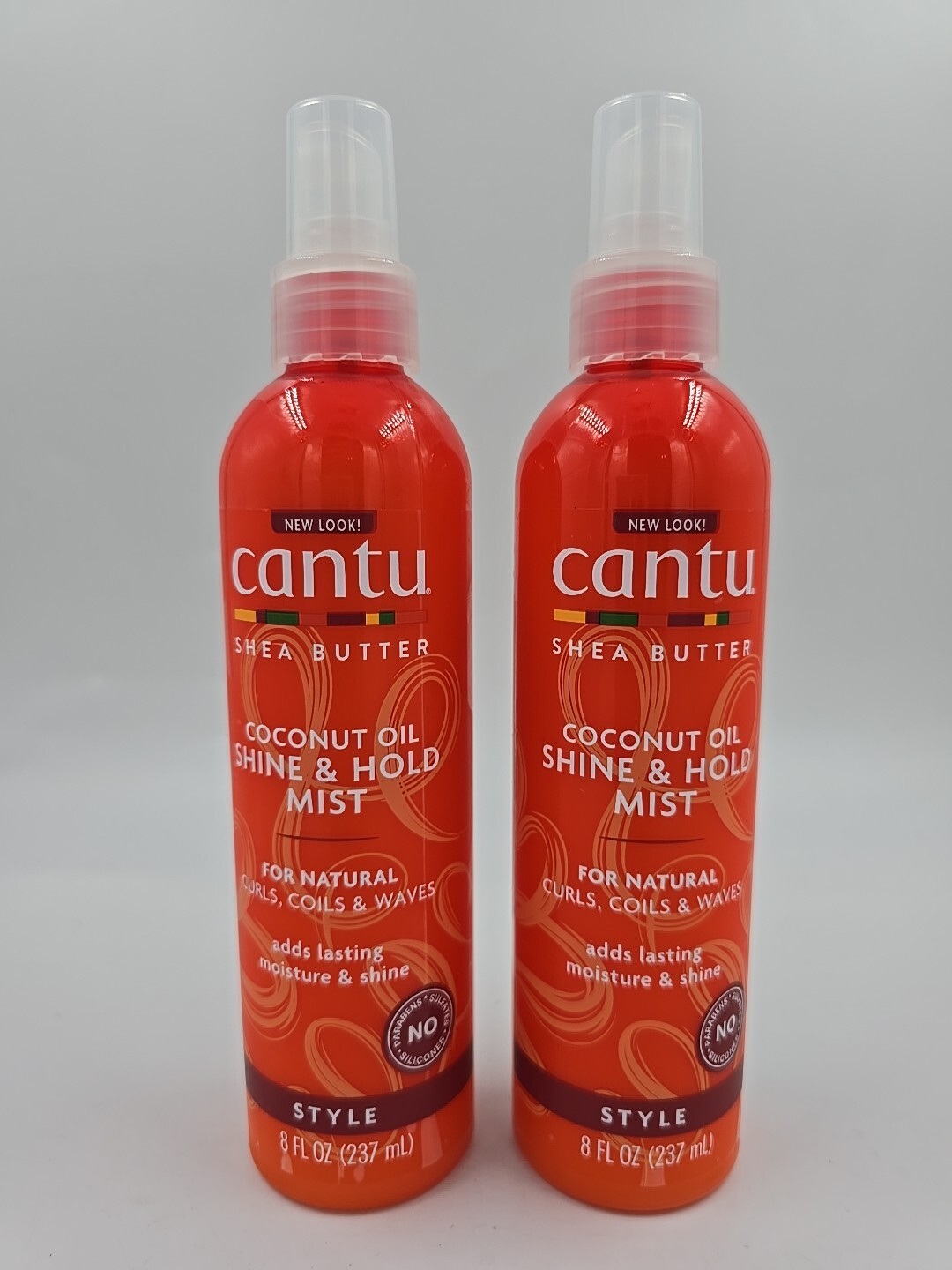 Cantu Shea Butter Coconut Oil Shine & Hold Mist 8fl.oz 237ml - Pack of 2