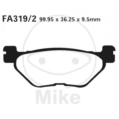 Bremsbeläge Paar EBC FA319/2 732.03.44 für Yamaha 1700 XV PC Warrior 2003-2005