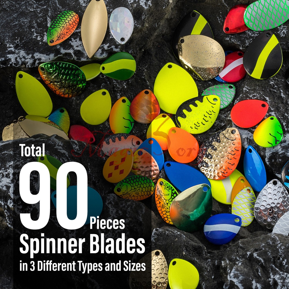 Kit Fai Da Te 1721 Pezzi Per Spinnerbait – Lame, Ganci, Rig – Dr.fish – Per Trota, Walleye E Bass