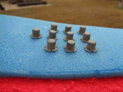 10 Civil War Brass Percussion Relics Recovered off the Minho Ship Wreck