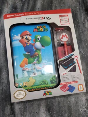 Nintendo 3DS/2DS XL RDS Game Traveler Essentials Super Mario/Yoshi Carrying Case