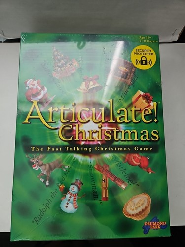 Articulate Christmas Board Game - Family Party Game For 6 Players With Jigsaw Challenge