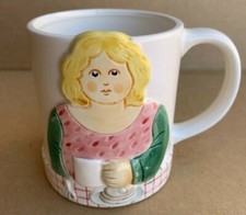 Coffee Mug Cup Sigma Les Artisans Tastesetter Towle Woman Figural Coffee