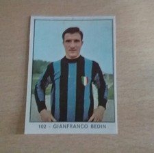 1966/67 Panini Sports Champions Album Figure No. 102 Bedin INTER Rec.