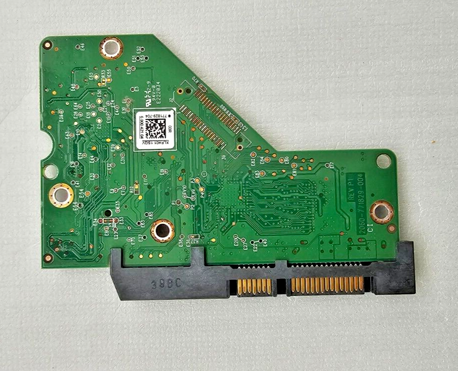 PCB: 2060-771829-005 Rev A, WD10EZEX-08M2NA0, 1TB, 3.5", SATA