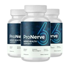 3-Pack ProNerve 6 to Support Nerve Functions & Relief Pro Nerve 6 (180 Capsules)