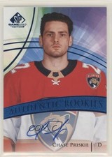 2020 Upper Deck SP Game Used Authentic Rookies Blue Chase Priskie #198 Auto 0a2