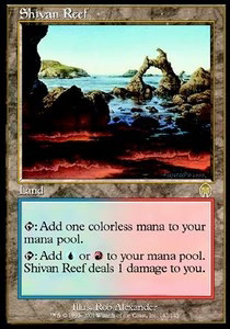 Magic/MTG Shivan Reef APC-142 Rare Englisch Good