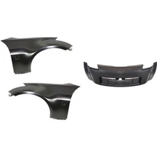 62022CD040, FCA01CD0MA, FCA00CD0MA New Bumper Covers Fascias Set of 3 Front