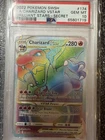 2022 POKEMON SWORD & SHIELD BRILLIANT STARS #174 FULL ART/CHARIZARD VSTAR PSA 10