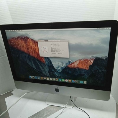 Apple iMac 21.5'' Late 2015 Intel Core i5 2.8GHz 8GB RAM 1TB OS X El Capitan ^