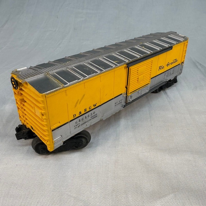 Lionel Postwar O Gauge 6464-650 D&RGW Denver Rio Grande Box Car
