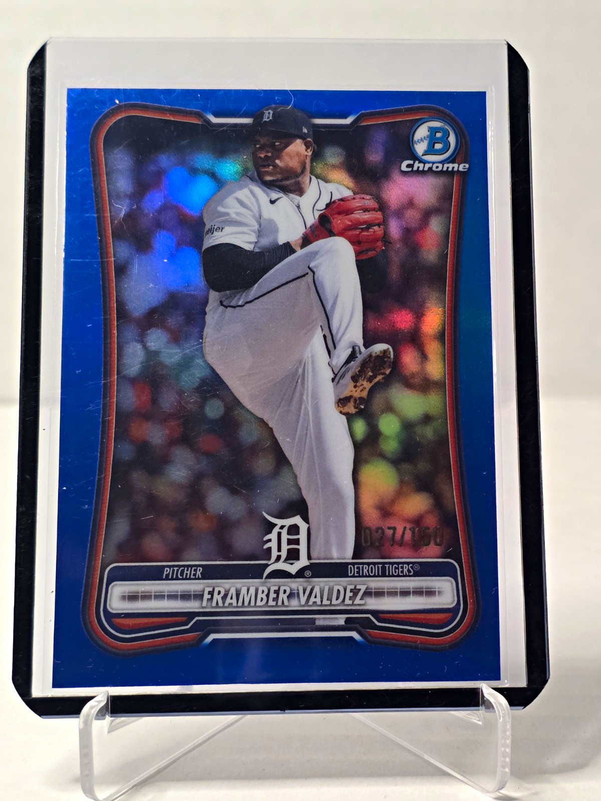 2026 Bowman Chrome Framber Valdez Detroit Tigers #41 Blue Refractor /150
