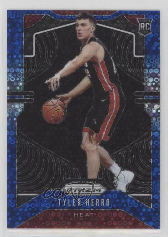 2019-20 Panini Prizm Fast Break Blue 113/175 Tyler Herro #259 Rookie RC 13s1