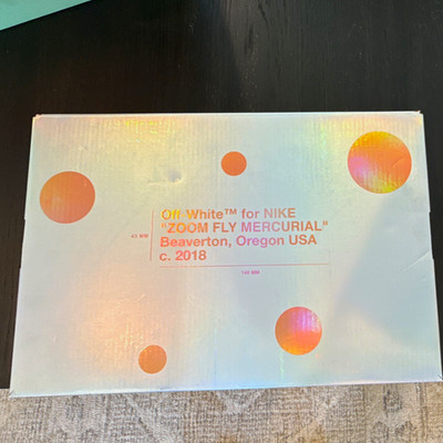 Nike x Off-White Zoom Fly Mercurial Low Top Sneaker Orange AA3830-800 2018