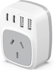 Japan Travel Adapter, AU to Japan Plug Adapter Type A Travel Power Plug for Japa