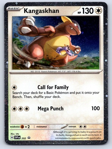Kangaskhan (Cosmos Holo) 202 Holo Rare Scarlet & Violet Promo