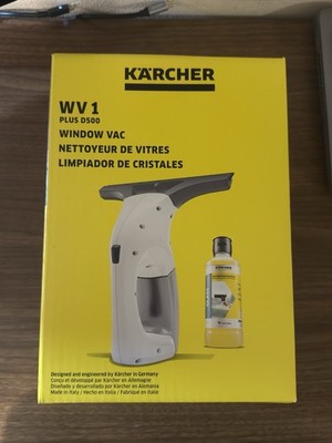 Kärcher WV 1 Plus D500 Cordless Lightweight Window Vac w Charger & Spray Pad