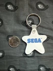 Vintage NOS 80s 90s Sega Promo Keychain Nintendo NES Rentrak White star Sonic