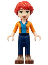 LEGO® Minifig frnd585 - Friends Mia (Adult) - Dark Azure Shirt