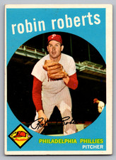 1959 TOPPS #352 ROBIN ROBERTS PHILLIES