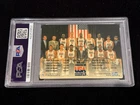 MICHAEL JORDAN 1992 HOOPS USA DREAM TEAM BARCELONA PLASTIC INSERT CARD PSA 8