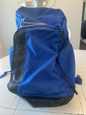 Nike Elite Blue Backpack Zip Closure Adjustable  Padded Straps Used