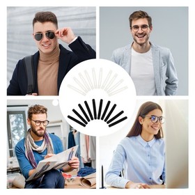  20 Pairs Eyeglasses Ear Hook Temple Tips Sleeve Retainer Cushion Silicone