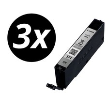 3 x CANON Druckerpatrone CLI-571 GY Patrone für Tintenstrahldrucker 7ml Grau NEU