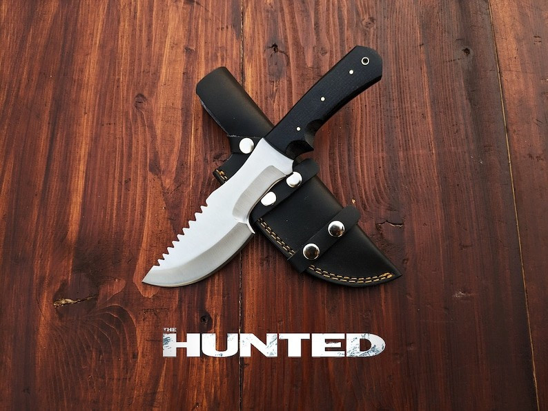 Custom Handmade D2 Steel Blade Survival Tracker Knife | Hunting Knife | Camping