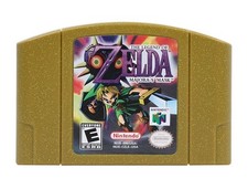 Legend of Zelda: Majora's Mask For Nintendo 64 Gold Cartridge