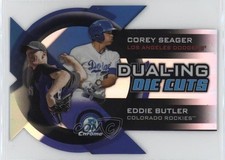 2014 Bowman Chrome Dual-Ing Die Cuts Corey Seager Eddie Butler #DDC-SB 0ue1