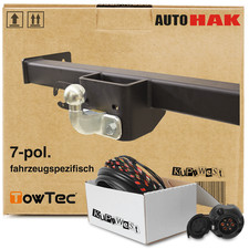 Für VW T4 90- Pritsche Auto Hak Anhängerkupplung starr & 7poliger E-Satz NEU