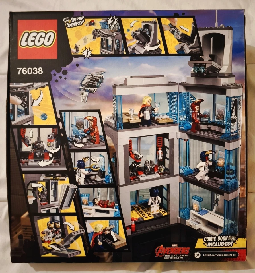 Lego Marvel 76038 Attack on Avengers Tower - Neuf (Iron Man, Thor, Ultron) - Photo 2/2