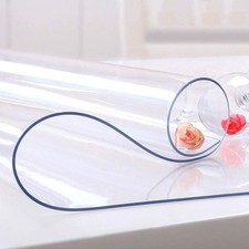 Rectangular Table Protector, 13x16 Inch, Crystal Clear, Anti Slip, 1.5mm