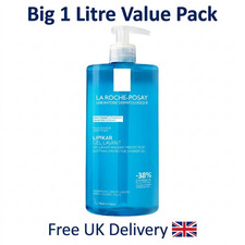 La Roche Posay Lipikar Cleansing Gel 1000ml (Big 1 Litre Pack)