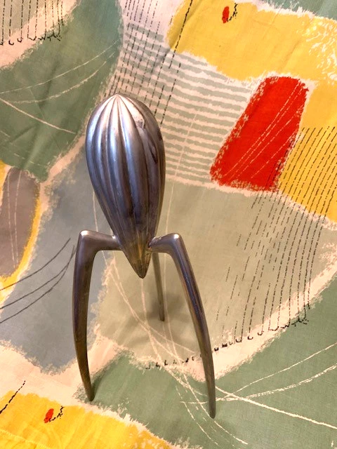 Alessi JUICY SALIF Spremiagrumi 1ª Serie 1988 In Alluminio Fuso, Argento, 1 ... - Immagine 3 di 3