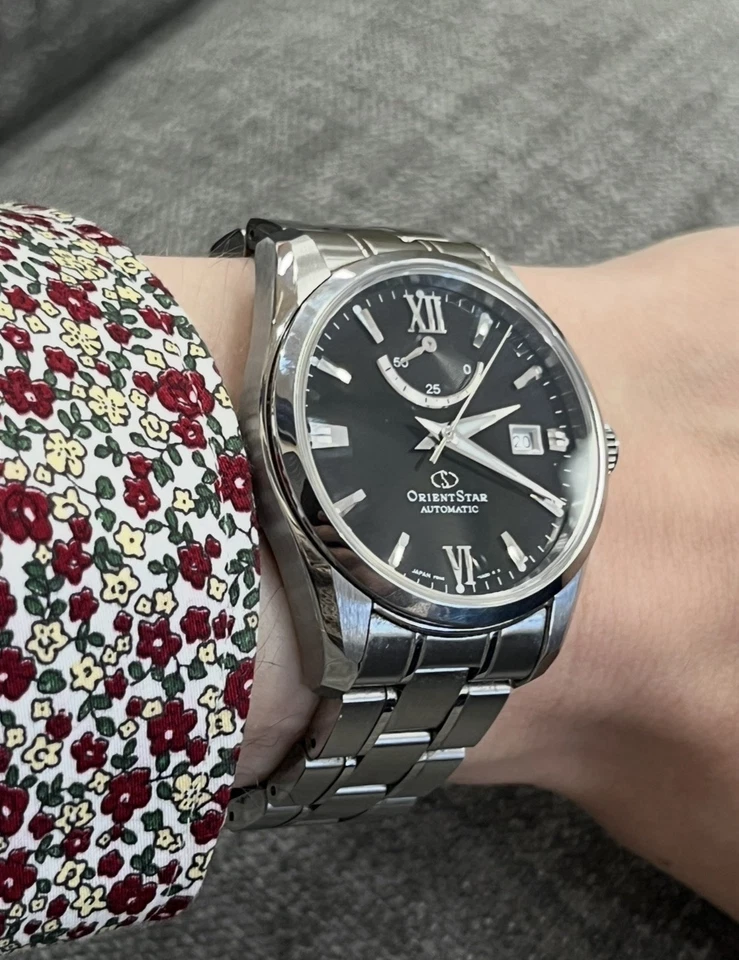 Beautiful Orient Star Automatic Black Dial Stainless Steel Men's Luxury Watch - Image 2 of 4