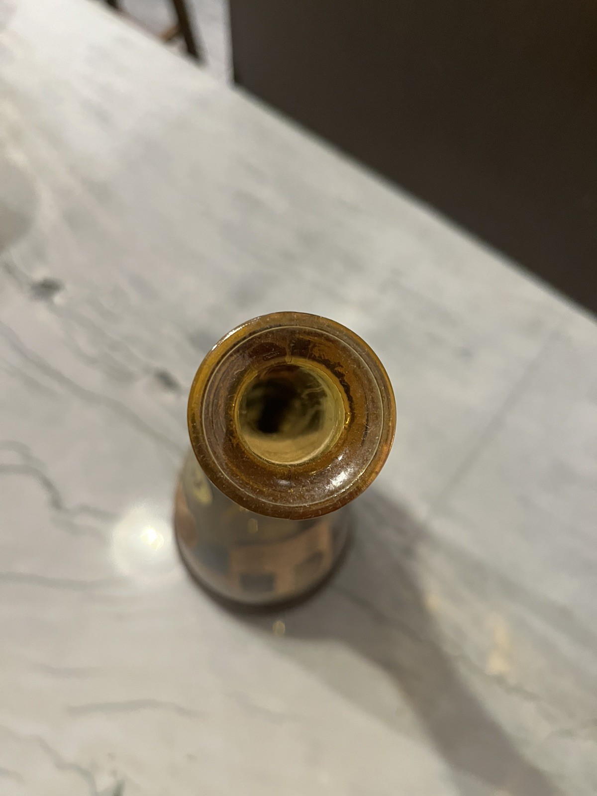 Vintage-  George Dickel - Tennessee Whiskey Bottle - Leather Harness