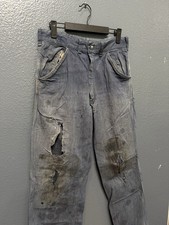 Vintage 60 s Sears Sanforized Blue Cotton Men s Carpenter Pants Sz 30
