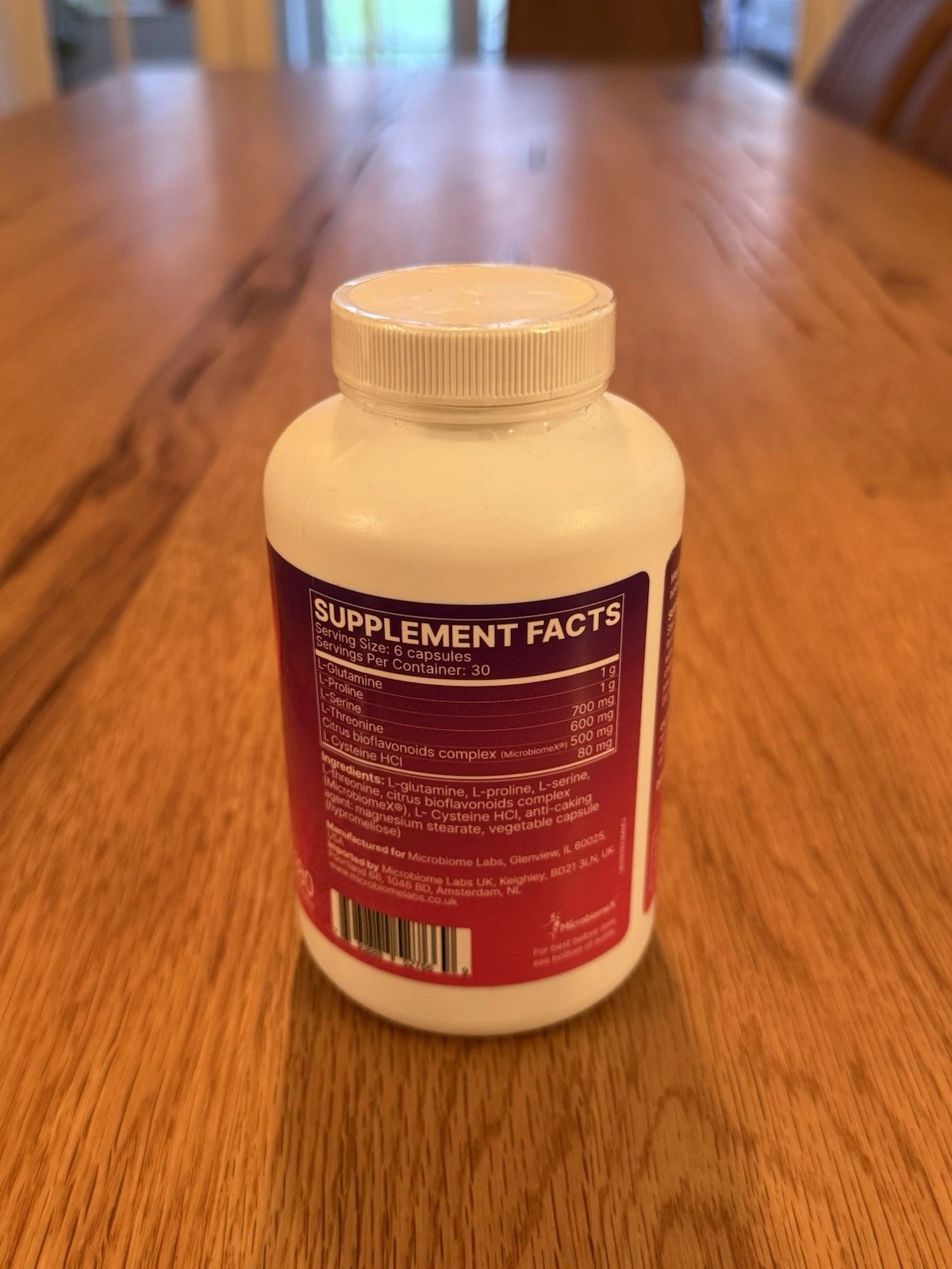 Microbiome Labs Mega Mucosa Amino Supplement - New BBE Passed 180 Capsules 2