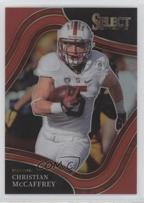 2022 Select Draft Picks Field Level Red Prizm 8/149 Christian McCaffrey #142 0c3